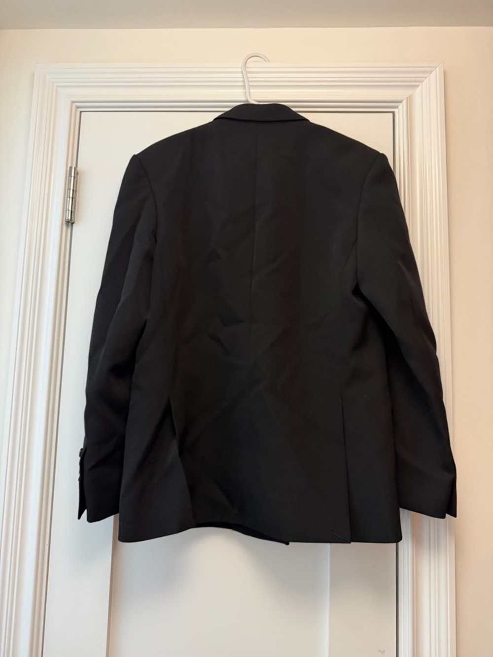 WARDROBE.NYC Black Satin-Lined Jacket - Picture 2 of 4
